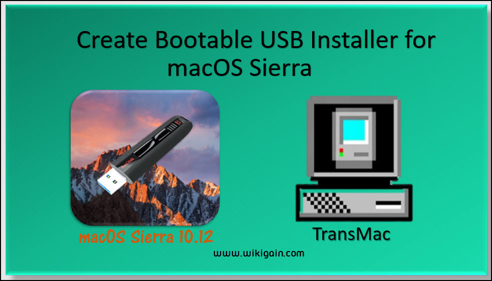 oh make bootable usb for mac os sierra